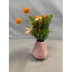 olhuvs Artificial Flower Arrangement – Orange Silk Floral Centerpiece for Home Decor, Weddings, and Events