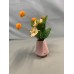 olhuvs Artificial Flower Arrangement – Orange Silk Floral Centerpiece for Home Decor, Weddings, and Events